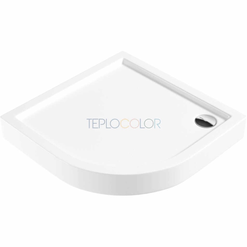 Акриловый душевой поддон, полукруглый, 90 см