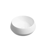 Раковина CERAMICANOVA Maya накладная круглая 400x400x140 белый CN12004