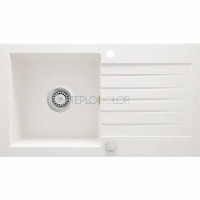 Гранитная мойка, 1-чаша с осушкой