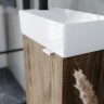 Тумба подвесная SANCOS Mini 355х205х500, с распашной дверцей, внутри 1 полка, дуб чарльстон , арт.MN35ECHL