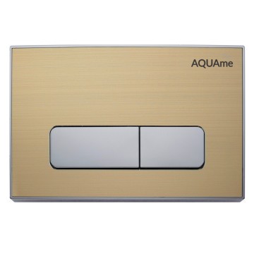 AQM4105G Панель смыва AQUAme, хром