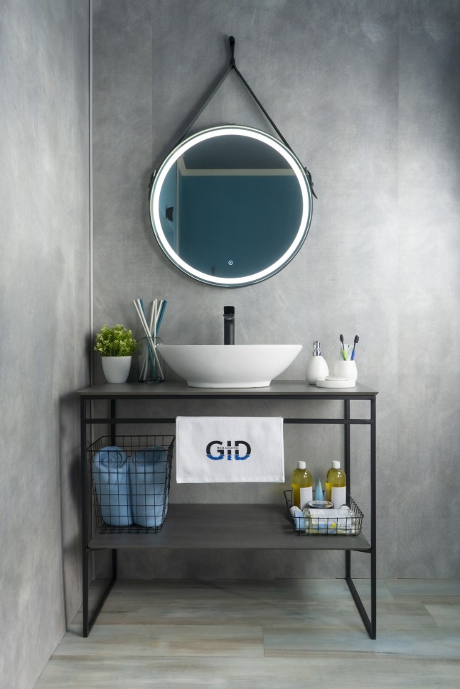 Раковина Gid N9021 51109 накладная белая 52x32x14