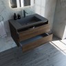 База под раковину Vincea  Luka 800 подвесная, 2 выкатных ящика soft-close, С.Oak