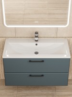 Раковина для ванной Uperwood Foster 90 см, белая глянцевая