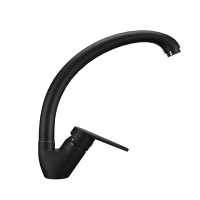 Смеситель для кухни высокий Uperwood ECON UPD-002-04, черныйатовый