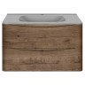 База под раковину Paola 800 подвесная, 2 выкатных ящика soft close, V.Oak