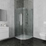 Душевое ограждение Ambassador Diamond 12011102 (100х100х200) четверть круга,хром,стекло прозрачное,распашная,1 место