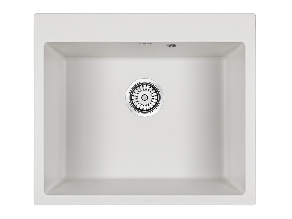 Мойка KANTE 60, IT-GRANIT, PM106052-WH, белый, 600х520 мм, Paulmark