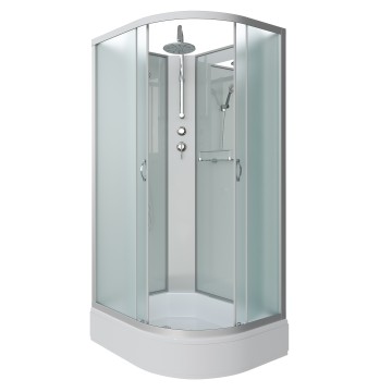 Душевая кабина Niagara Classic NG-33974-14LBKT (90х70х210) средний поддон(26см),стекло матовое,4 места