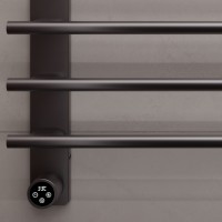 Полотенцесушитель электрический Vincea VTD-2SC3GM, вороненая сталь, таймер