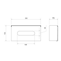 Бокс для салфеток Timo Petruma 15244/17 золото матовое