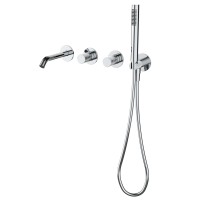 Смеситель для ванны Aura VBTW-6AU1CH, встраиваемый, хром