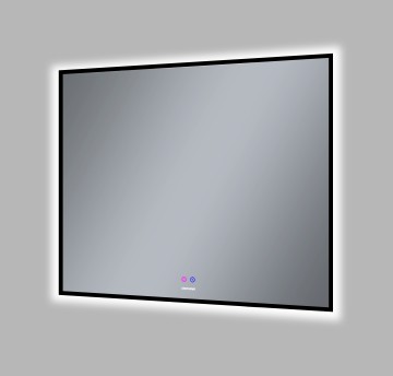 Зеркало PRAGMA-норма BLACK (900*800*45) LED с сенсорным выключателем и подогревом