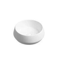 Раковина CERAMICANOVA Maya накладная круглая 400x400x140 белый матовый CN12004MW