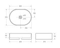 Накладная раковина BelBagno BB1483