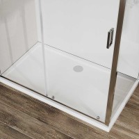 Душевой уголок City VSR-5CT9011CL, 1100*900, хром, стекло прозрачное