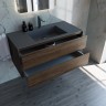 База под раковину Vincea  Luka 1000 подвесная, 2 выкатных ящика soft-close, C.Oak