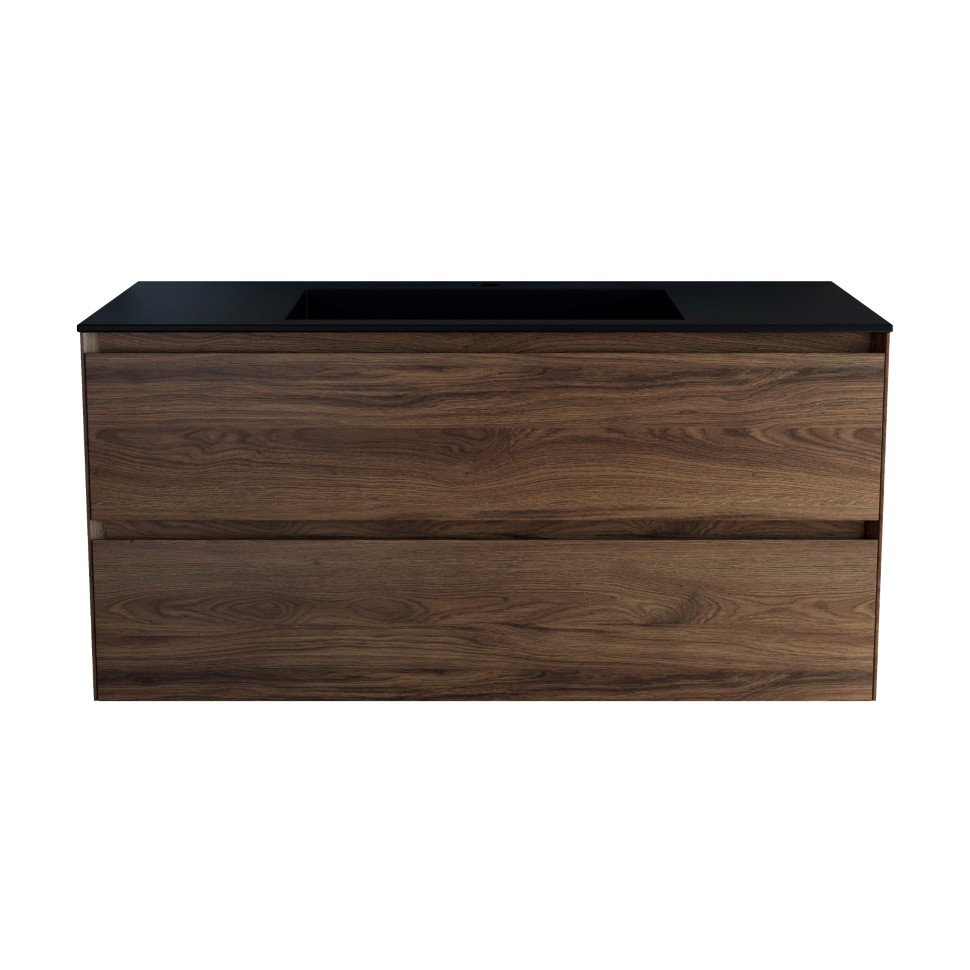 База под раковину Vincea  Luka 1000 подвесная, 2 выкатных ящика soft-close, C.Oak