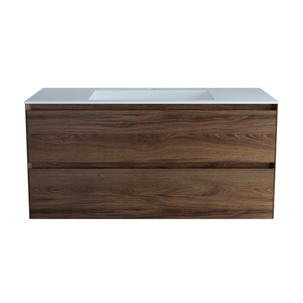 База под раковину Vincea  Luka 1000 подвесная, 2 выкатных ящика soft-close, C.Oak