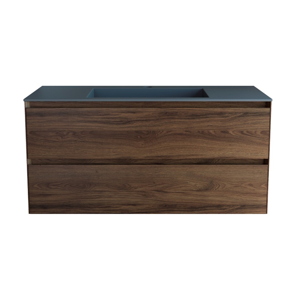 База под раковину Vincea  Luka 1000 подвесная, 2 выкатных ящика soft-close, C.Oak