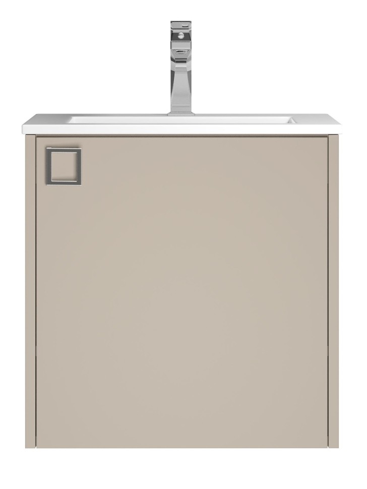 Тумба под раковину в ванную Uperwood Aurora 50 см, бежевый матовый