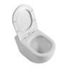Унитаз приставной безободковый с сиденьем BelBagno BB2141CBR/SC