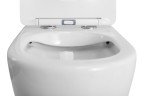 Унитаз приставной безободковый с сиденьем BelBagno BB2141CBR/SC