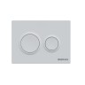 Инсталляция BERGES для скрытого монтажа унитаза NOVUM кнопка O4 Soft Touch белая
