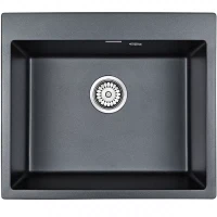 Мойка KANTE 60, IT-GRANIT, PM106052-AN, антрацит, 600х520 мм, Paulmark