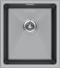 Мойка LUMI 41UNI, IT-GRANIT, LU41-GRM, серый металлик, 410х460, Paulmark