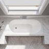 Ванна из искусственного камня STAMPO slim matt, 1700х700, белый, матовый
