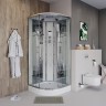 Душевая кабина Niagara Ultra NG-701-01 (90х90х220) низкий поддон(16см),стекло прозрачное с рисунком,4 места