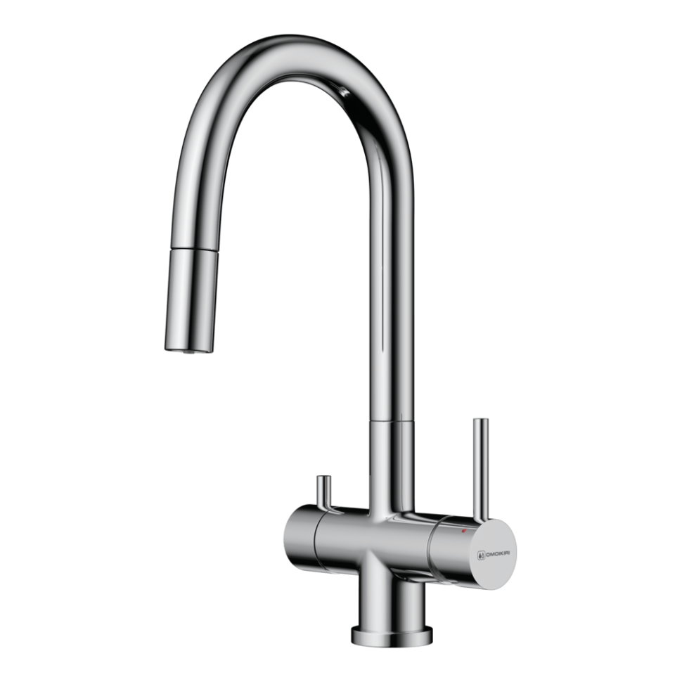 Смеситель для кухни Omoikiri Akita-S-C латунь/хром