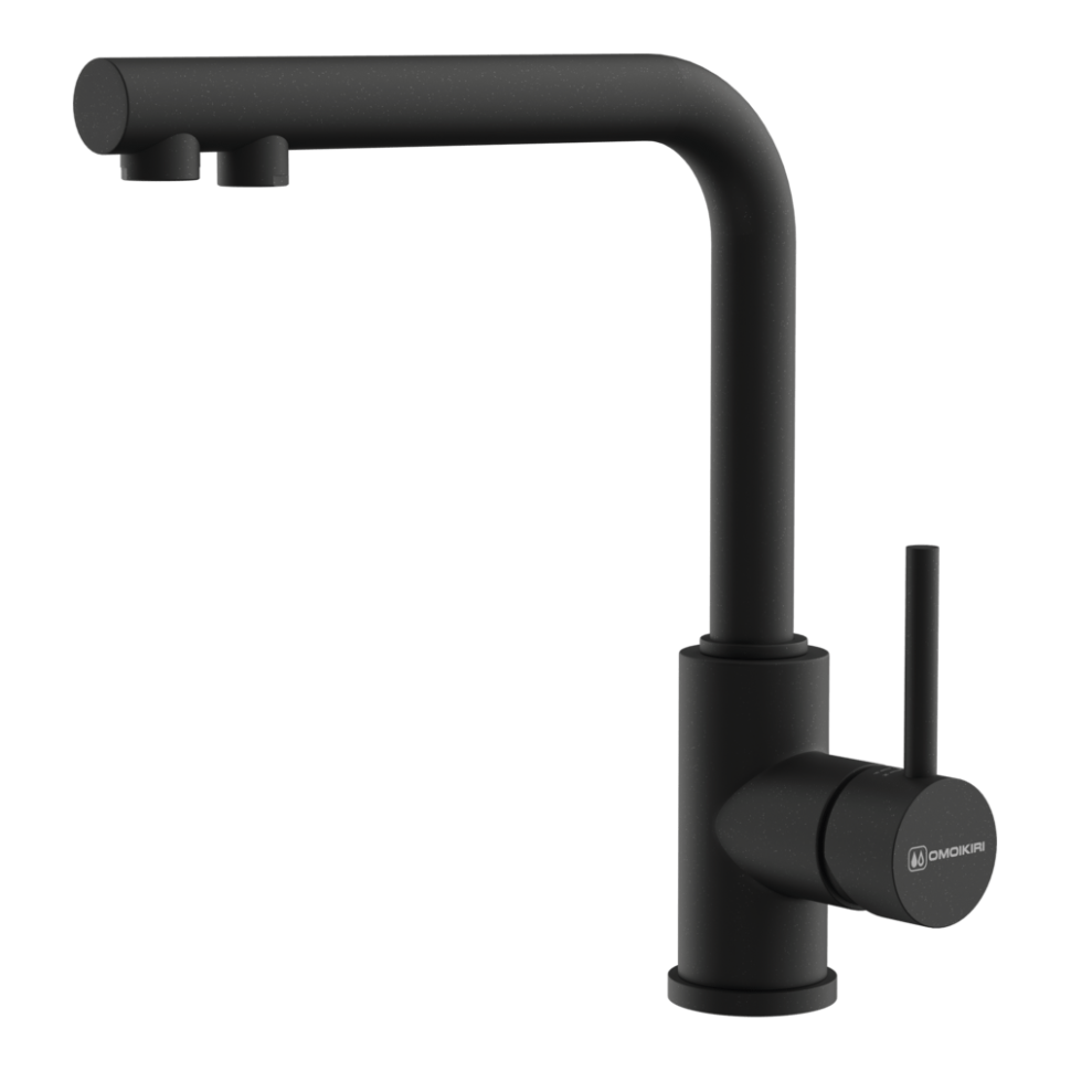 Смеситель для кухни Omoikiri Nakagawa 2 Plus-BL латунь/черный