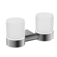 Стакан для зубных щеток двойной Timo Luiro 18534/18 черное золото