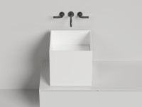 Раковина накладная ARMONIA SQUARE 03 450х450х450 S-Stone Матовое