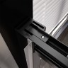 Душевой угол Veconi Premium Trento PTC-SP-30B, 1400х1000x2000, черный матовый, стекло прозрачное