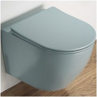 Унитаз подвесной Ceramalux с сиденьем 2197MLG цвет зеленый