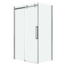 Душевое ограждение Grossman Classic 100.K33.04.130.10.00-200.K33.04.90.10.00 (130х90х195) раздвижная,хром,стекло прозрачное,2 места