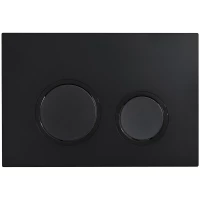 Кнопка смыва Veconi FLUSH V11, чёрный матовый