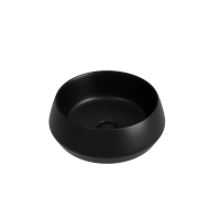 Раковина CERAMICANOVA Maya накладная круглая 400x400x140 черный матовый CN12004MB