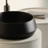 Раковина CERAMICANOVA Maya накладная круглая 400x400x140 черный матовый CN12004MB