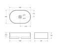 Накладная раковина BelBagno BB1497