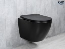 Унитаз подвесной Tornado Gid Tr2122TF-Bm 62261Y черный матовый 49x36x36
