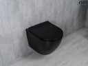 Унитаз подвесной Tornado Gid Tr2122TF-Bm 62261Y черный матовый 49x36x36
