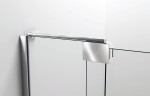 Душевая дверь Extra VDP-1E1011CL, 1000/1100, хром, стекло прозрачное