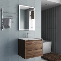 База под раковину Vincea  Gio 600 подвесная, 2 выкатных ящика soft-close, C.Oak