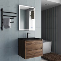 База под раковину Vincea  Gio 600 подвесная, 2 выкатных ящика soft-close, C.Oak