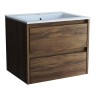 База под раковину Vincea  Gio 600 подвесная, 2 выкатных ящика soft-close, C.Oak