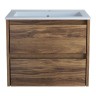 База под раковину Vincea  Gio 600 подвесная, 2 выкатных ящика soft-close, C.Oak